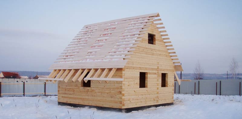 можно ли строить дом зимой из бруса